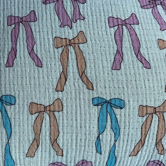 Style Happy Pastel Bows Throw Pillow - Picture 8 of 10